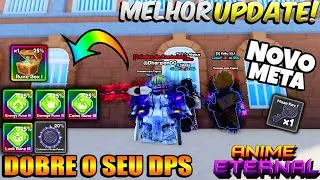 ANIME ETERNAL NEW DUNGEON MAZE POWER BROKEN RUNES III FIQUE 100x MAIS FORTE #roblox #ugphone