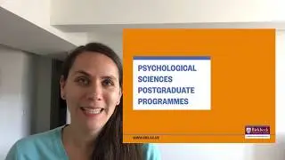 Psychological Sciences Postgraduate programmes