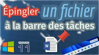 Pin a file to the taskbar