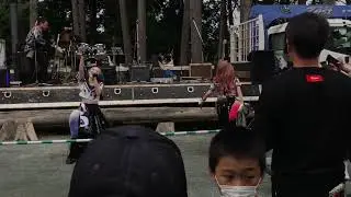C-Style 八剱咲羅 潮干狩鯏 ♪仏恥義理喝斗毘道 令和４年度高蘆神明社秋季大祭 木更津仏恥義理アイドル 房総族クレープ 野外ステージ 豊橋市