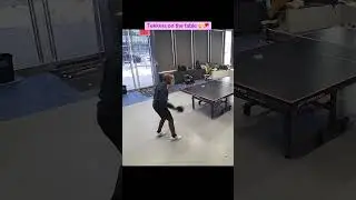 Техника на столе! #настольныйтеннис