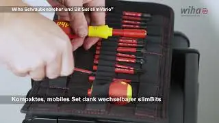 Wiha slimVario VDE csavarh&uacute;z&oacute; k&eacute;szlet szigetelt 1000V 41231