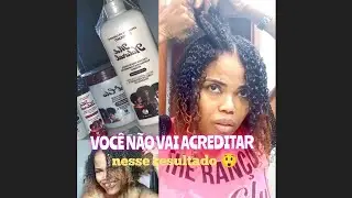 TESTEI O KIT DA TRIHAIR:Mel cola,óleo e o ativador de cachos #finalização #melcola #cachos #trihair