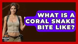 What Is A Coral Snake Bite Like? - Survival Skills for Everyone