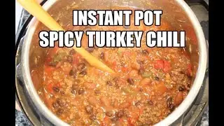 Instant Pot Turkey Chili | Spicy Indian Version | Video Recipe Step by step