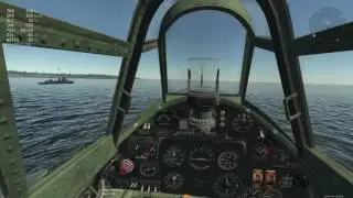 Royal Navy Sea Hurricane Mk. IC Carrier TakeOff.
