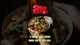 The 80% Full Rule &ndash; Why Japanese Elders Stay Healthy
