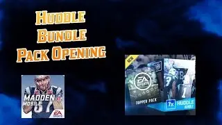 Huddle Bundle Pack Opening! 3 Elite Pulls! Madden Mobile 17