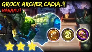 HYPER GROCK ARCHER CADIA. META VENOM IS BACK.!! MAGIC CHESS MOBILE LEGENDS