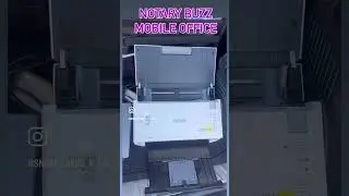 Mobile Notary Public car set up!  Sign, Seal, Deliver!