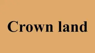 Crown land