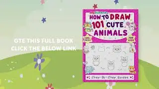 Free Download How to Draw 101 Animals Kids Worksheets | Fun Drawing Tutorial | Joy Jive Books