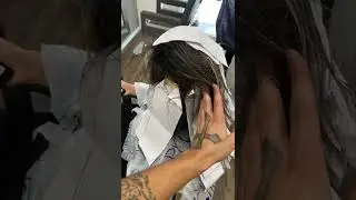 natural brown hair to lifting colour or highlights don't need prelightner  only barber have knowled