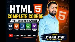 HTML5 Tutorial for Beginners to Advanced | Complete Web Development Course in Hindi