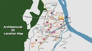 Architectural 2D Location Map