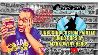 Unboxing Custom Painted Funko Pops by Markdwin Cheng