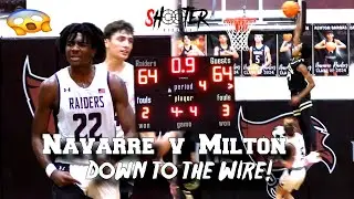 *Down to final seconds!* Milton High @ Navarre High 🏀 Highlights 2024 #highlights #basketball