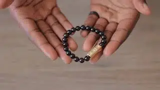 Agate Gold Minimal Bracelet by NOIRCI