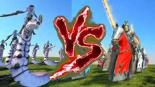 Pleasure Seekers VS Grail Knights - Tides of Torment DLC | Total War Warhammer 3