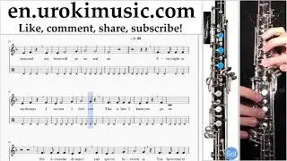 How to Play Oboe Celine Dion - Titanic - My Heart Will Go On Tabs Part#2 um-b352