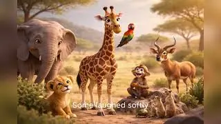 Why the Giraffe Has a Long Neck | African Bedtime Story for Kids 🌙