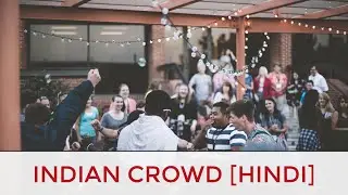 LARGE INDIAN CROWD HINDI|Street|Restaurant|Public place|Indoor|Talking|Murmuring|Think Sound Effect