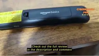 Review Amazon Basics Wireless Presenter, Red Laser, 2.4GHz, Battery Operated, Hyperlink