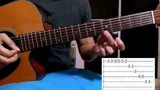 A Caneta e a Enxada - Lourenço e Lourival Aula Solo Violão (como tocar)
