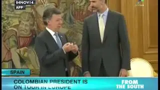 Colombian President travels to Europe to seek backing on peace treaty