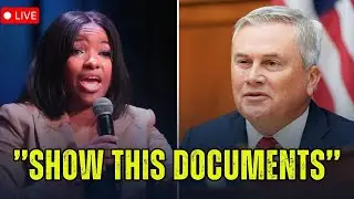 Moment Jasmine Crockett CORNERED James Comer On Missing Jeffrey Epstein Documents 😲