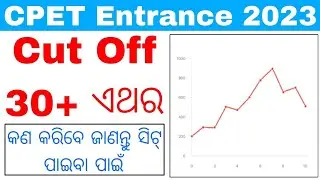 CPET Entrance Cut Off 2023//Odisha PG Entrance Cut Off 2023//Utkal University,Revenshaw Uni Cut Off