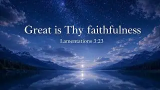 1 Hour Christian Sleep & Prayer | Lamentations 3:22&ndash;23 (KJV) | God&rsquo;s Mercies Are New Every Morning