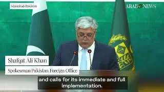 Pakistan welcomes Gaza ceasefire deal, urges 'immediate and full implementation'