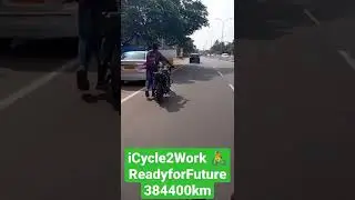 iCycle2Work 🚴 | ReadyforFuture | 384400km | 20th Jan 2022