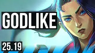 CAITLYN vs SYNDRA (MID) | 16/2/4, Godlike | EUW Master | 25.19