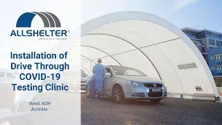 Drive Through COVID-19 Testing Shelter Installation - Bondi, NSW