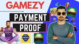 GAMEZY | Payment Proof Of Gamezy App | Best Fantasy Cricket & Game App | Proof Of Gamezy