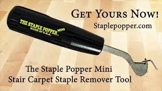 Staple Popper Mini - Fastest way to remove CARPET STAPLES from stair treads!
