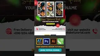 Coreldraw 2024 How to Create Food Poster Design - AT