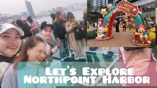 Let's walk on the Glass! MINI BRIDGE GLASS || NORTHPOINT Harbor HONGKONG 