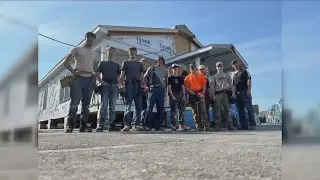 BOCES students build house for final project