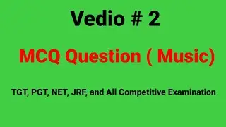 MCQ Question Music/NET/JRF/TGT/PGT