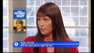 Jayne Wallace filming on TV