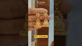 gold jumki designs 22karat hallmarked. lightweight gold jumki designs. Jagdish Jewellers Ramnagar