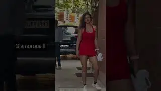 Aisha Sharma Stuns in Red Gym Attire #aishasharma #aisha