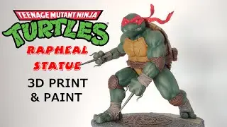 Rapheal - Teenage Mutant Ninja Turtles - Custom Statue by LA Figures - 3D Model Printing + Painting