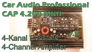 Car Audio Professional CAP 4.200 MK2 4 Kanal Endstufe Verst&auml;rker by Xetec Car Audio Amplifier