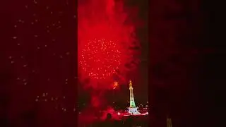 Minar-e-Pakistan Fireworks - 14 August Status 
