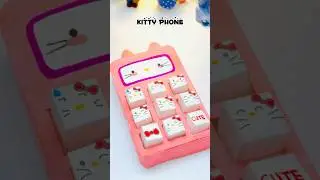 Paper diy | How to make paper phone |kitty phone #diy #craft #papercraft #youtubeshorts #easy
