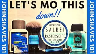 Haslinger Sage Soap: 3ONE6: Kai Blade: Frankshaving 27mm Brush